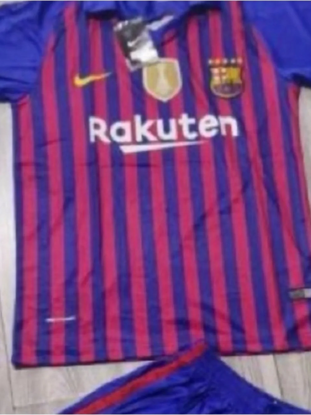 NWT Barcelona FC 2018 Jersey/Uniform Youth Size XL